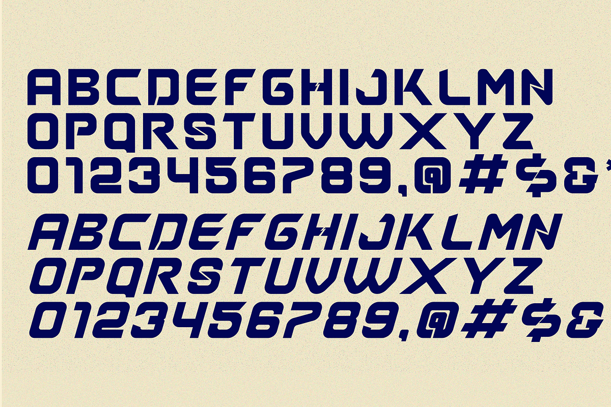 Revered Through - Sport Font, a Sans Serif Font by 177Studio (Photo 8 of 8)