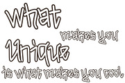 Thin Graphite Marker, a Handwritten Font by Eryn Rose Design (Thumbnail 5 of 7)