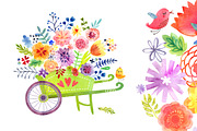 BIG WATERCOLOR BUNGLE, a Decorative Illustration by Anna Guz's Store (Thumbnail 3 of 9)