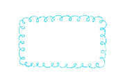 Crayon Chalk Doodle Scalloped Frames, an Object Graphic by Elena Pimukova (Thumbnail 6 of 11)
