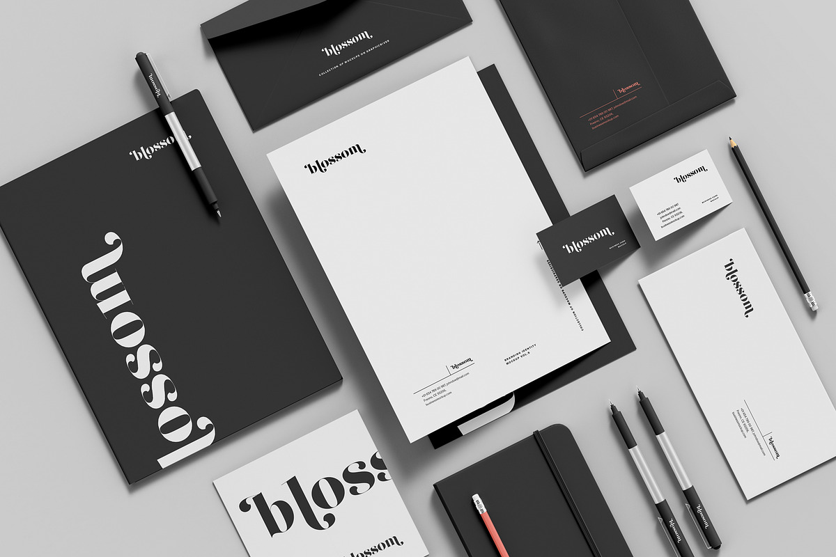 Stationary Branding Mock-up 9, an Advertising Mockup by Yogurt86 (Photo 6 of 10)