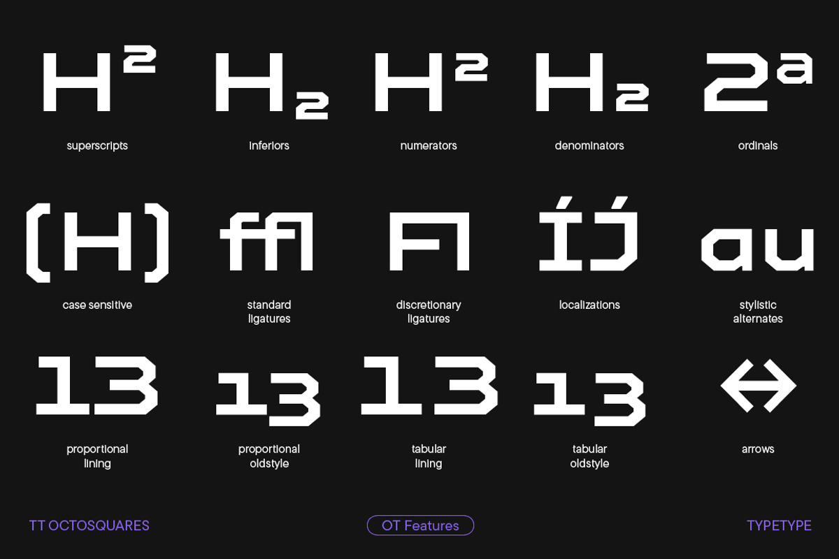 TT Octosquares Expanded, a Sans Serif Font by TypeType (Photo 3 of 6)