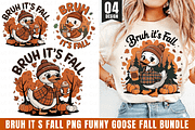 Bruh It s Fall Png Funny Goose Fall, a Graphic by Cut File (Thumbnail 1 of 5)