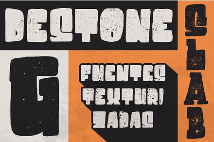 Destone - 2 Styled Font, a Slab Serif Font by Garisman Std