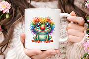 Halloween Funny Frog Clipart, an Illustration by RobertsArt (Thumbnail 3 of 7)