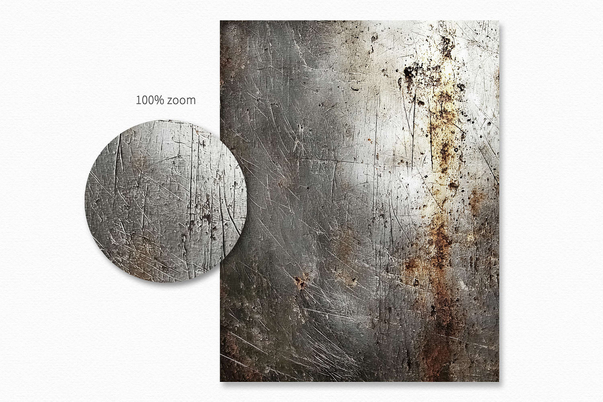 Rusted Silver Textures