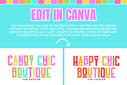 Cute & Colorful Logo Templates, a Branding & Logo Template by SunshineStudioBoutique (Thumbnail 4 of 10)