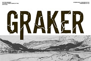 Graker - Condensed Display Type, a Sans Serif Font by NuType (Thumbnail 1 of 12)