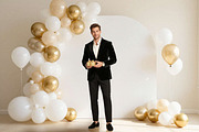 Elegant Birthday Digital Backdrops, a Background Graphic by 3Motional (Thumbnail 6 of 19)