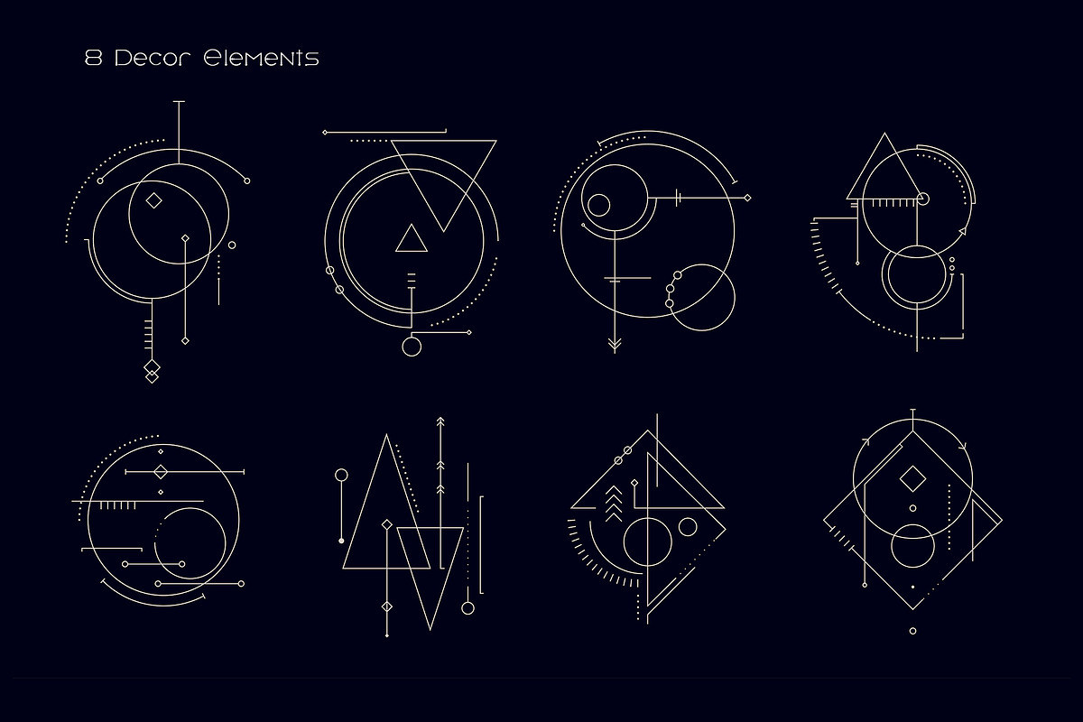 Tribal UI Set, an Object Illustration by Olga Ryzychenko (Photo 9 of 13)