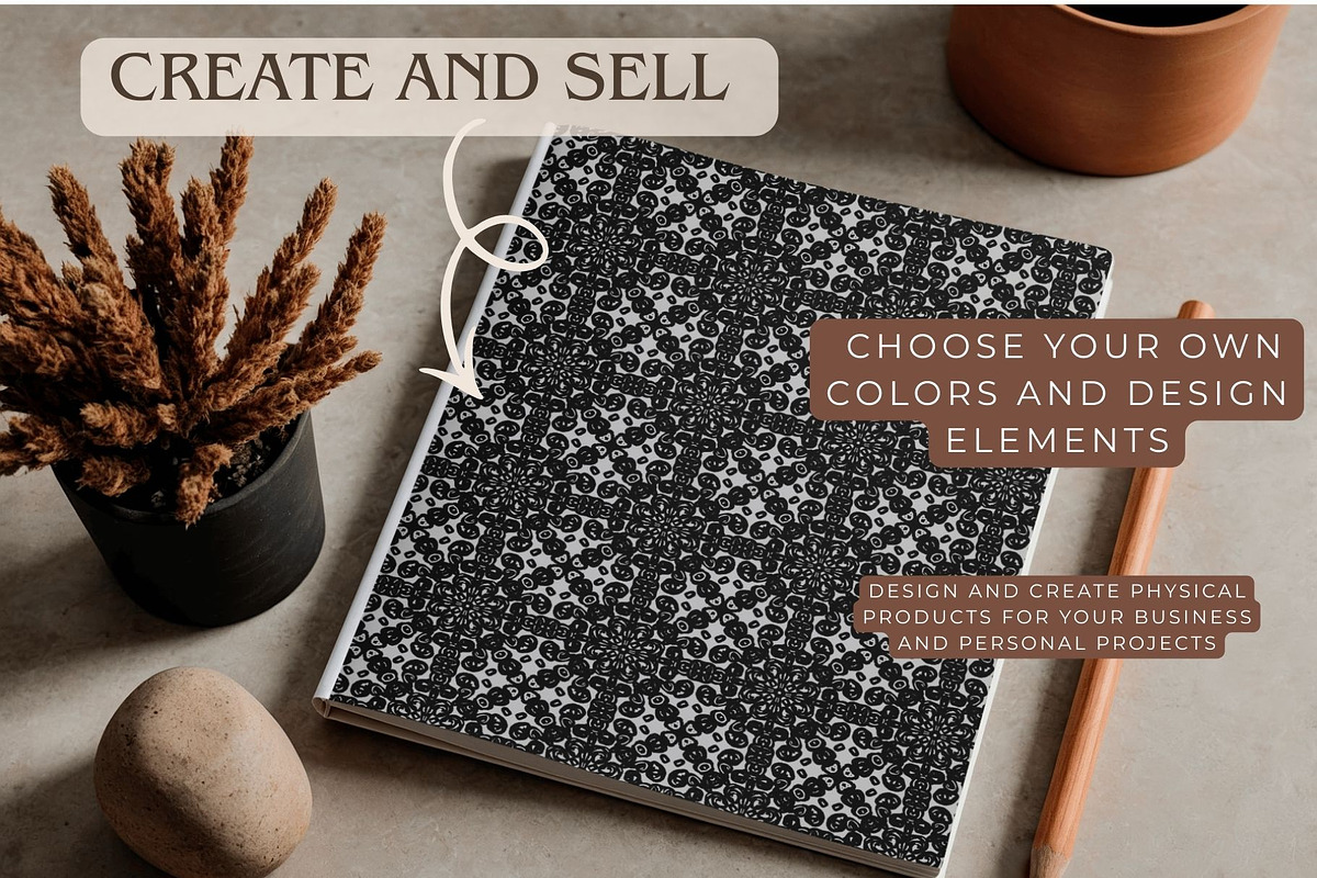 Procreate Seamless Pattern Brush Set, a Brush Add-On by Studio Print Co. (Photo 11 of 13)