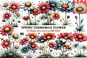 Whimsical Spring Chamomile Flower Pn, an Illustration by Sublimation Artist (Thumbnail 1 of 7)