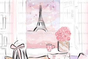 Paris Fashion Illustration