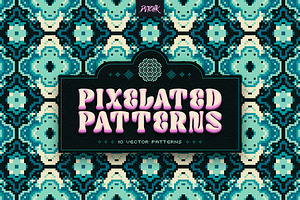 Pixel Mosaic Patterns | Vol. 03