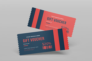 Gift Voucher Mockup