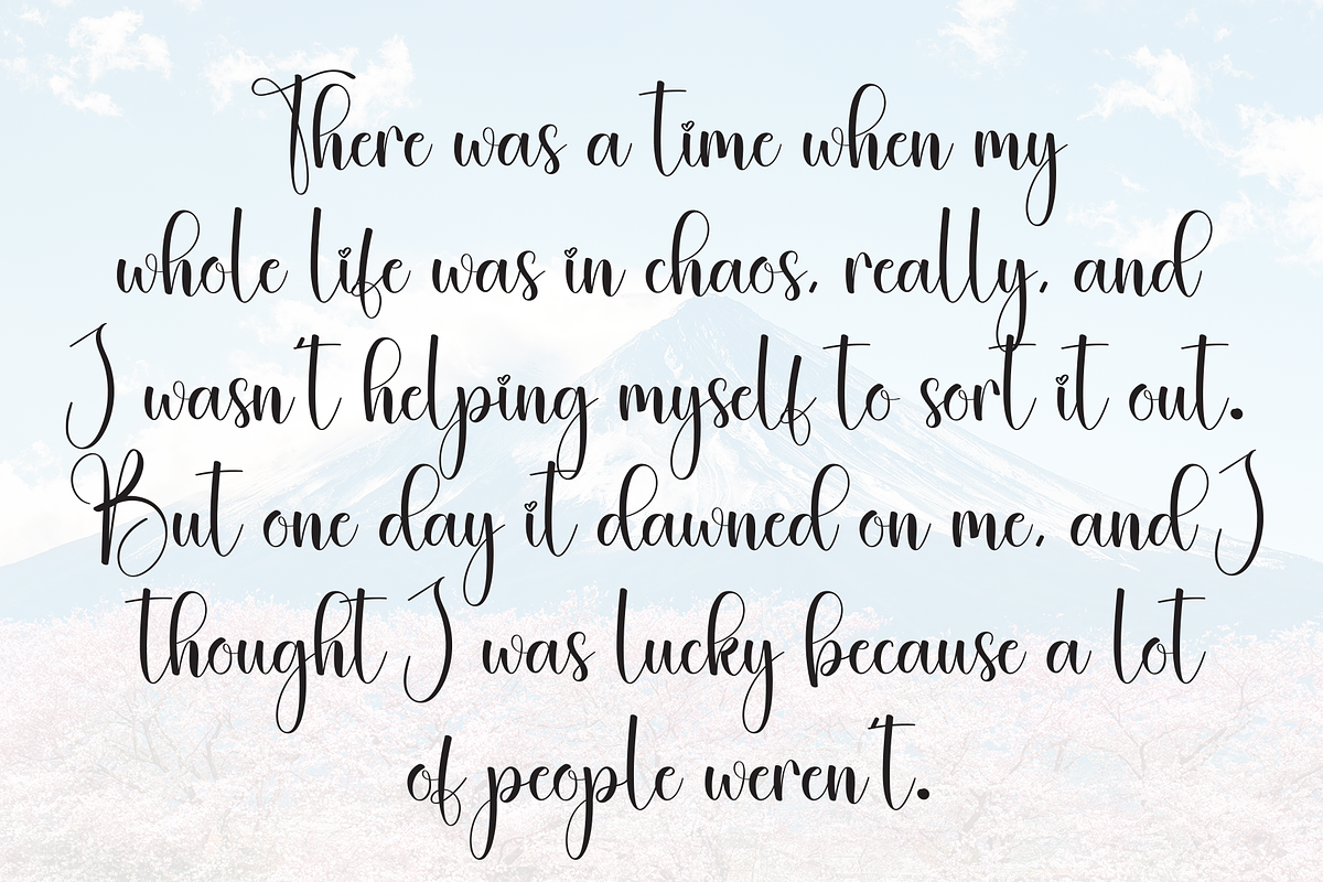 Ashley | Script Font, a Handwritten Font by Scratchones (Photo 6 of 9)