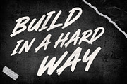 Rokugima Script Font Bold Brush, a Handwritten Font by Maulana Creative (Thumbnail 3 of 7)