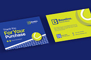 Baseline Tennis - Thank You Card, a Card Template by Esensifiksi.studio (Thumbnail 3 of 3)