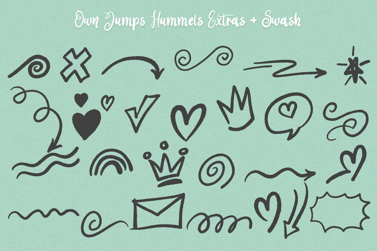 Own Jumps Hummels, a Font by Struggle Studio (Photo 9 of 10)
