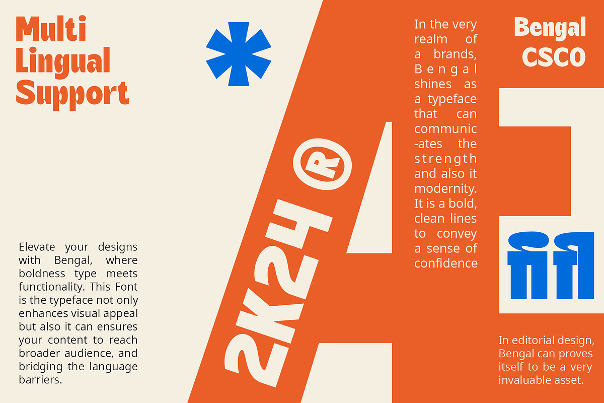 Bengal – Retro Font, a Sans Serif Font by Craft Supply Co. (Photo 4 of 8)
