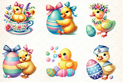 Vintage Easter Duck Sublimation PNG, an Illustration by DreamCafeArt (Thumbnail 3 of 5)