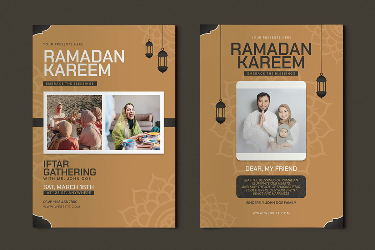 Ramadan Iftar Invitation Flyer, a Flyer Template by Attype (Photo 3 of 4)