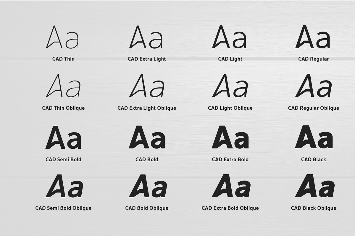 CAD Typeface