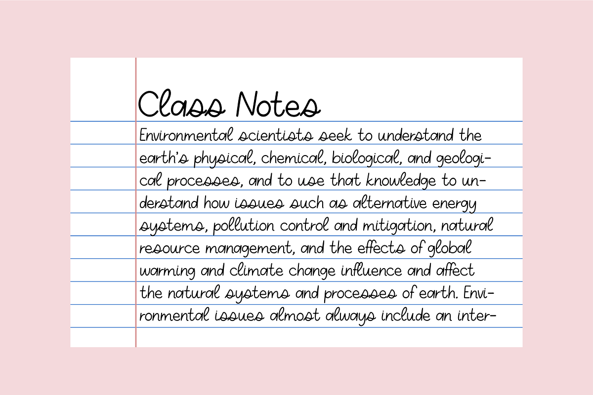 NOTEBOOK HANDWRITING FONT BUNDLE V6, a Handwritten Font by Blush Font Co. (Photo 3 of 11)
