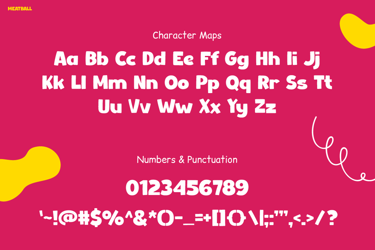 Meatball, a Sans Serif Font by Pinisi ART (Photo 2 of 10)
