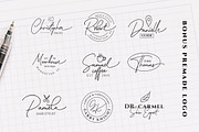 Katherine Script (+Premade Logo), a Script Font by Sarid Ezra (Thumbnail 4 of 9)