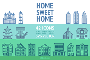 HomeSweetHome Icon Set