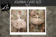 Ballerina Portraits, Pink Paper, a Person Illustration by Digital Art Mahdiseño (Thumbnail 7 of 9)