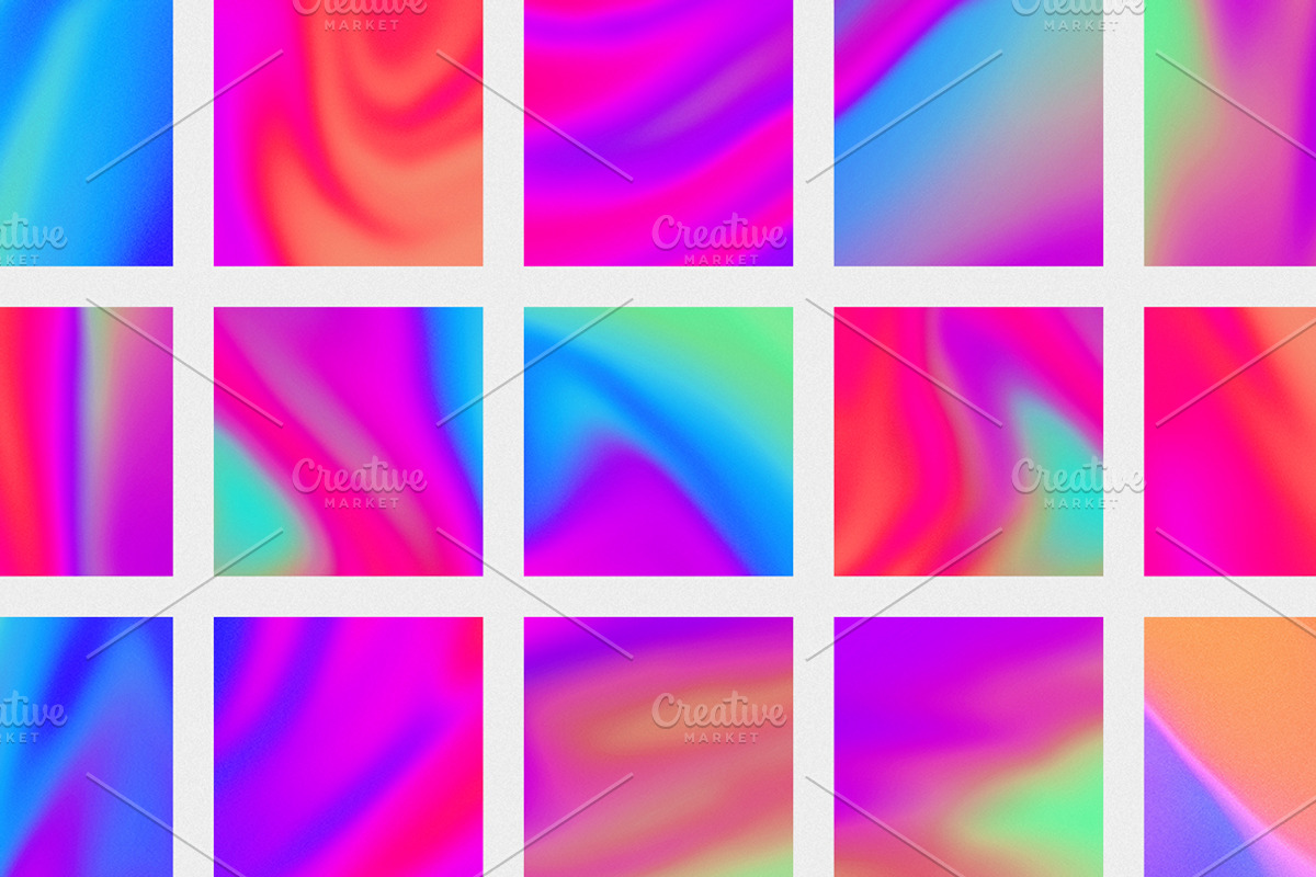 Neonic - Vivid Neon Gradients, a Texture Graphic by Studio 2am
