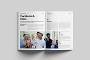 Annual Report Template, a Brochure Template by GoldenGrid Studio (Thumbnail 4 of 10)