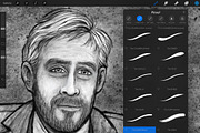 600+ Brushes Procreate BIG PACK, a Brush Add-On by Georg's Procreate Brushes (Thumbnail 37 of 115)