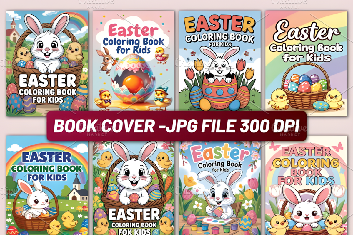 EASTER COLORING BOOK for KIDS, a Seasonal Illustration by Ink Gallery (Photo 4 of 5)