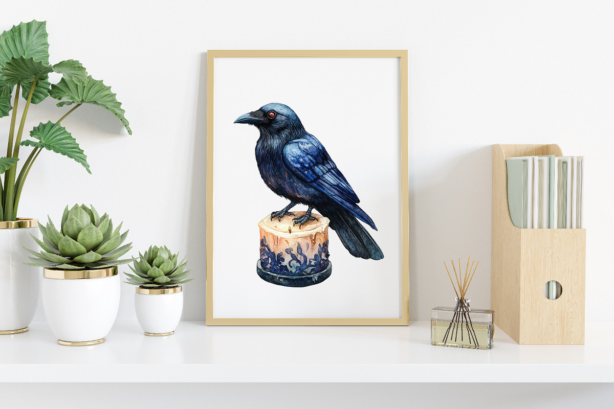 Watercolor Creepy and Cozy Halloween, an Illustration by Canvas Craft (Photo 7 of 8)