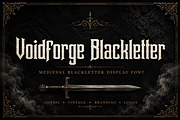 Voidforge Blackletter – Gothic Font, a Blackletter Font by Wow Magic (Thumbnail 1 of 5)