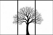Multi-Panel Tree Silhouette Laser, an Illustration by balal (Thumbnail 7 of 9)