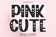 Pink Cute, a Serif Font by FreshTypeINK (Thumbnail 1 of 7)