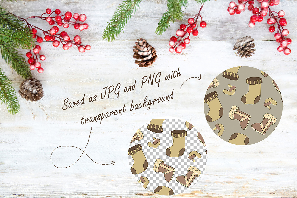 Winter Collection-Lettering+Clipart, a Decorative Illustration by Astarte_design (Photo 12 of 12)