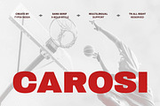 Carosi - Bold Wide Modern Sport Sans, a Sans Serif Font by Typia Nesia (Thumbnail 1 of 11)