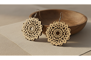 Flower Earrings Vector Set, a Graphic by hafijul (Thumbnail 9 of 11)