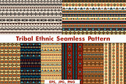 Tribal ethnic seamless patterns, a Pattern Graphic by Live line (Thumbnail 1 of 5)