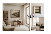 150 Vintage Frame Mockup Bundle, a Household Mockup by Mockup Art Atelier (Thumbnail 9 of 14)
