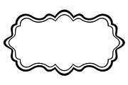 Wavy Scalloped Label Frame Bundle, an Illustration by musafir_fashion (Thumbnail 6 of 51)