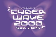 Cyberwave 2000 - Digital Y2K Font, a Sans Serif Font by HipFonts (Thumbnail 10 of 10)