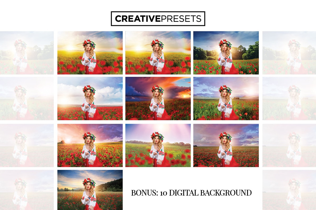 Wild Poppies Photo Overlays, a Layer Style Add-On by CreativePresets.com (Photo 12 of 12)