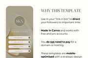 SKINCARE Link In Bio Canva, a Social Media Template by Studio Suvelle (Thumbnail 2 of 6)
