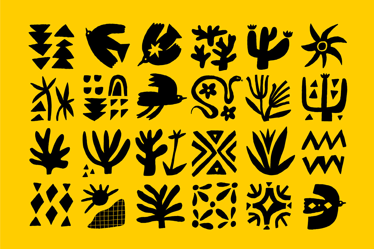 MEXICAN SHAPES | HAND DRAWN ELEMENTS, a Decorative Illustration by Favete Art (Photo 4 of 15)